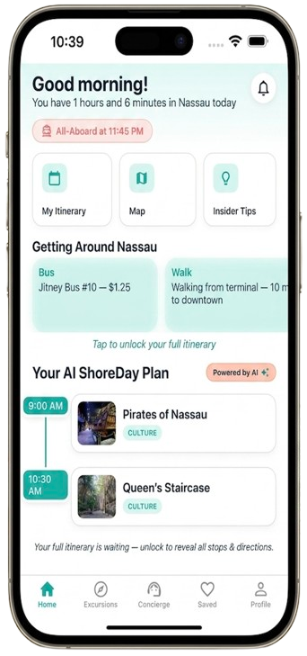 ShoreDay Itinerary